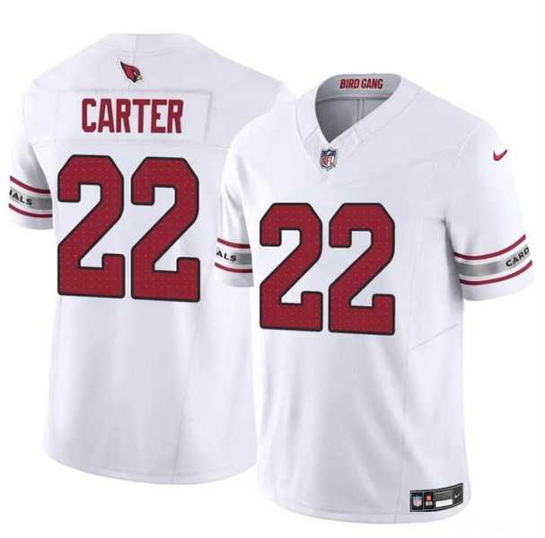 Men & Women & Youth Arizona Cardinals #22 Michael Carter White 2023 F.U.S.E. Vapor Untouchable Limited Football Stitched Jersey->arizona cardinals->NFL Jersey